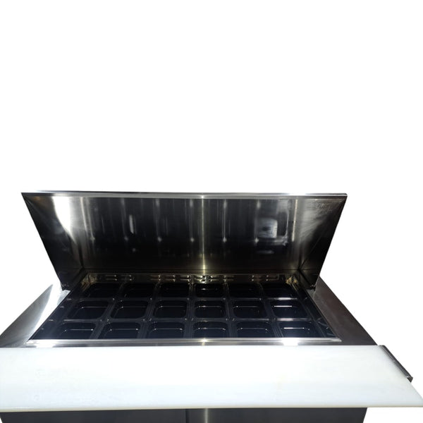 EFI - CMDR2-48VC - Refrigerated Megatop Prep Table - 2 Solid Doors - 48 Inch