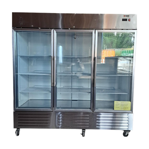 Chef - ST3080 - Freezer - 3 Glass Door - 83 Inch