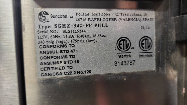 Sencotel GHZ342FF Granitel Triple Bowl Slush Machine