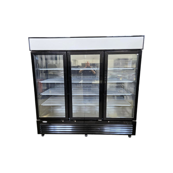 Atosa MCF8728GR 3 Glass Door Merchandiser Freezer