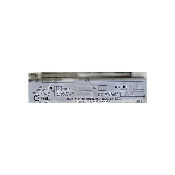 Garland E20-SP Stock Pot Range - Electric