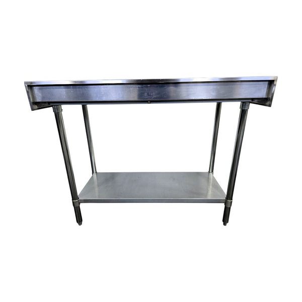 Omcan 22081 Work Table 24x48 With Backsplash