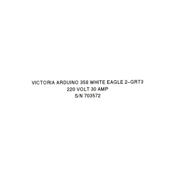 Victoria Arduino 358 White Eagle 2-GRT3 Espresso Machine - 2 group