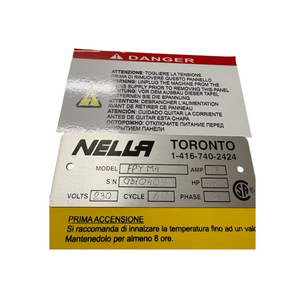 Nella FPYM4 Pizza Oven - with stand