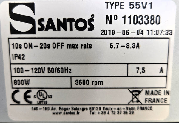Santos 55V1 Coffee Grinder