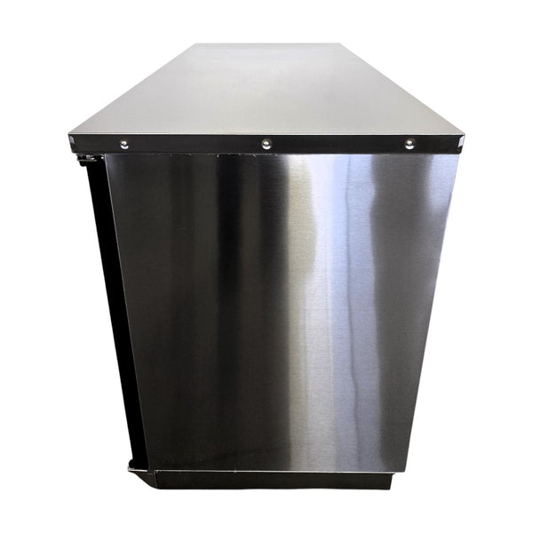 Atosa MBB59GGR Back Bar Refrigerator - 2 Glass Door - 59 Inch