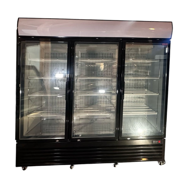 New Air NGF-182-H Upright Freezer - 3 Glass Door