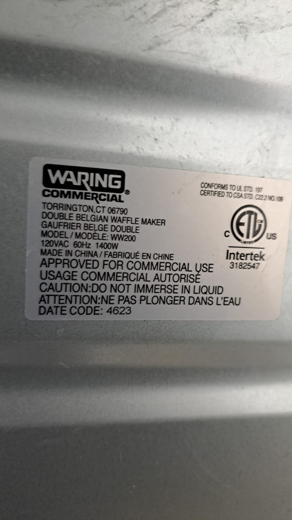 Waring WW200 Waffle Iron