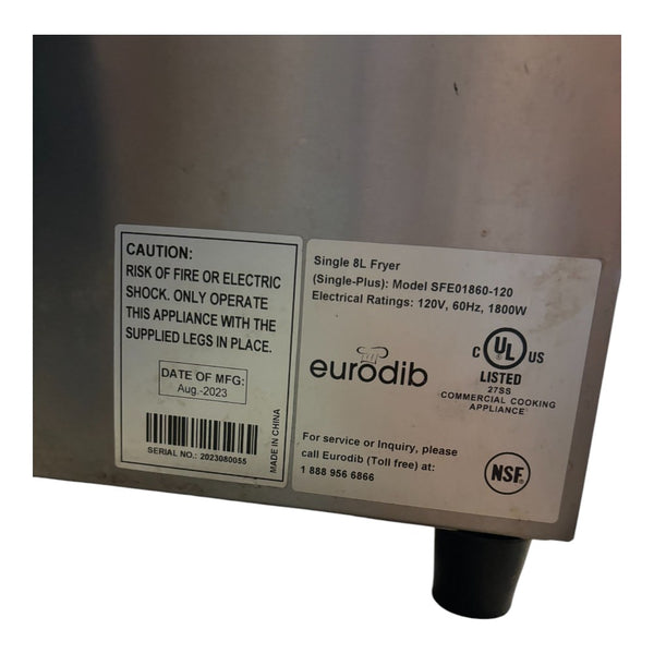 Eurodib SFE01860-120 Fryer