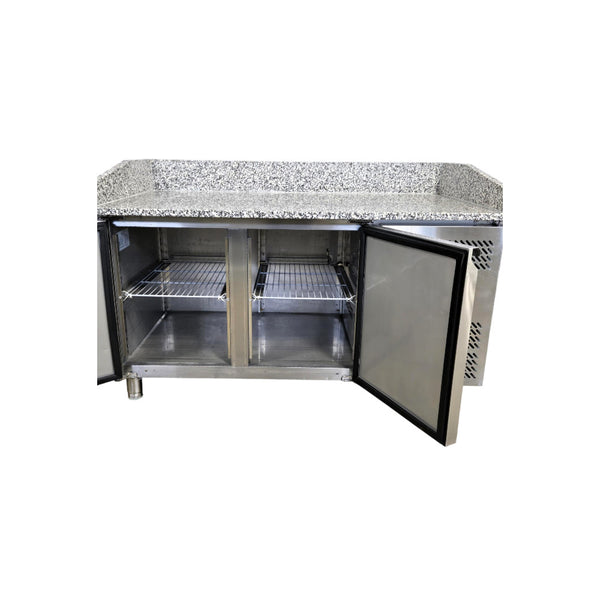 Omcan PT-CN-0390 Granite-top Refrigerated Pizza Prep Table