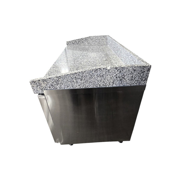 Omcan PT-CN-0390 Granite-top Refrigerated Pizza Prep Table