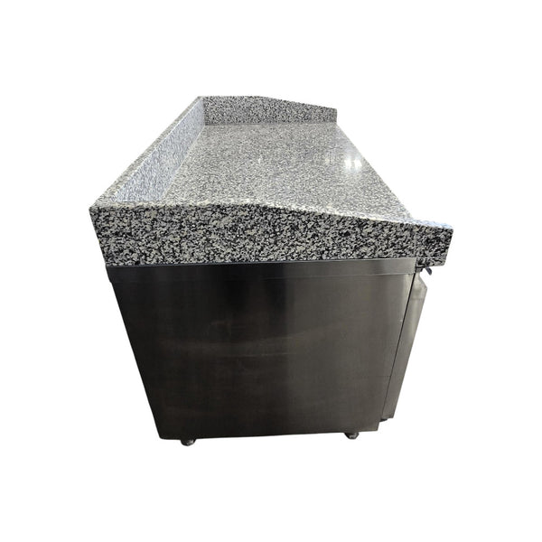 Omcan PT-CN-0390 Granite-top Refrigerated Pizza Prep Table
