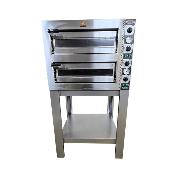 Italiana Foodtech TZ430/2M-A6-US Double-deck Electric Pizza Oven