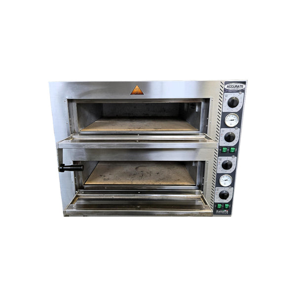 Italiana Foodtech TZ430/2M-A6-US Double-deck Electric Pizza Oven