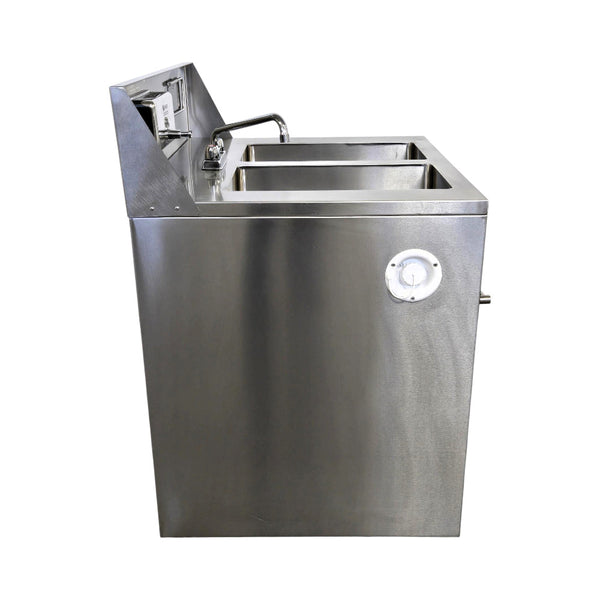 Ancaster KU10-12/AFE-DB101 Double Basin Stainless Steel Portable Sink