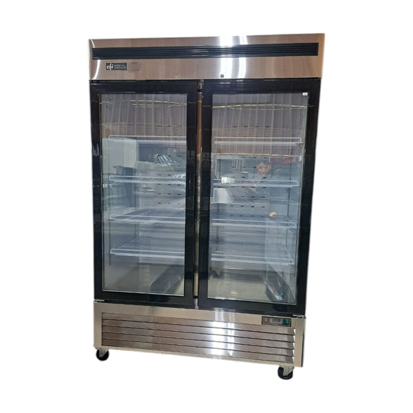 EFI F2-54GDSVCe Bottom Mount Glass Door Freezer