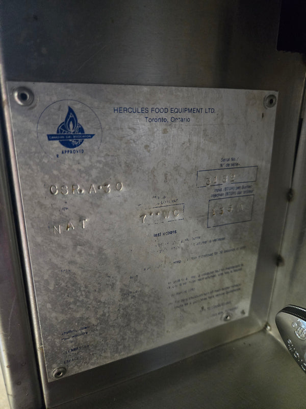 Hercules CSR30 Single Chop Suey Range w/ faucet