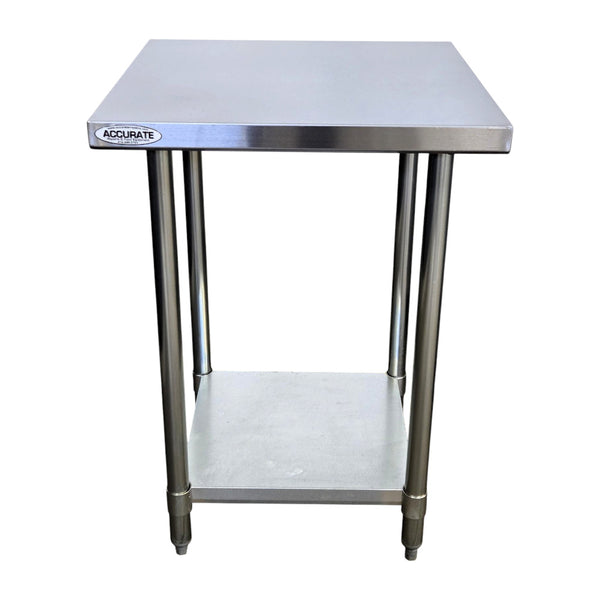 Stainless Steel Work Table - 24 Inch x 24 Inch x 34 Inch Tall