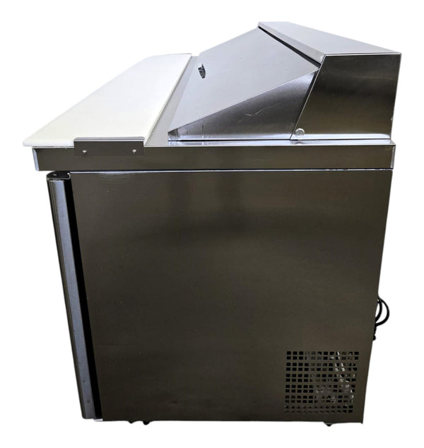 Atosa MSF8303GR Sandwich Bar Fridge - 2 Solid Door