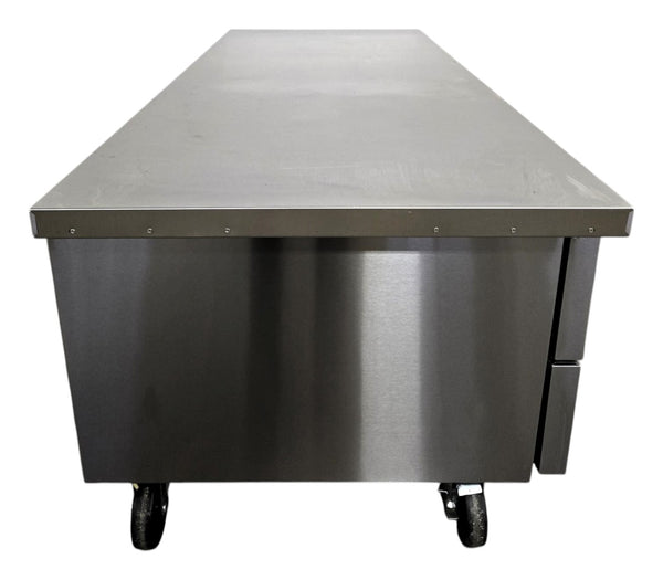 Atosa MGF8453GR Refrigerated Chef Base - 4 Solid Drawers - 72 Inch