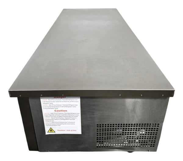 Atosa MGF8453GR Refrigerated Chef Base - 4 Solid Drawers - 72 Inch