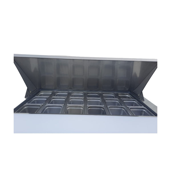 Avesta - RCMT2-48 - Refrigerated Megatop Prep Table - 2 Solid Doors - 48 Inch