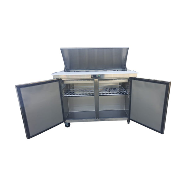 Avesta - RCMT2-48 - Refrigerated Megatop Prep Table - 2 Solid Doors - 48 Inch
