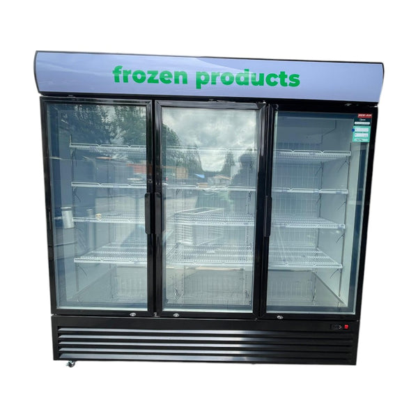 New Air - NGF-182-H - Freezer - 3 Glass Door - 78 Inch