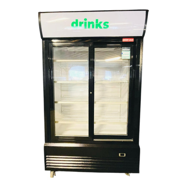 New Air NGR-48-S Two Sliding Glass Door Merchandiser