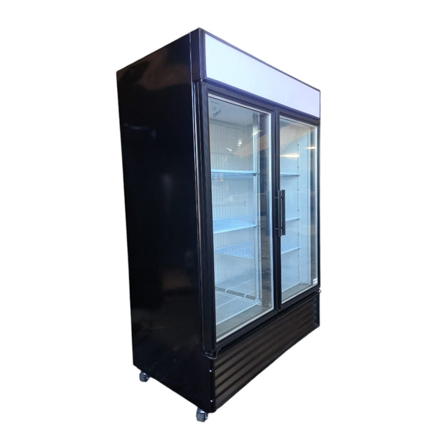 TRUE GDM-49F-LD Freezer - 2 Swing Glass Door Merchandiser - 54''