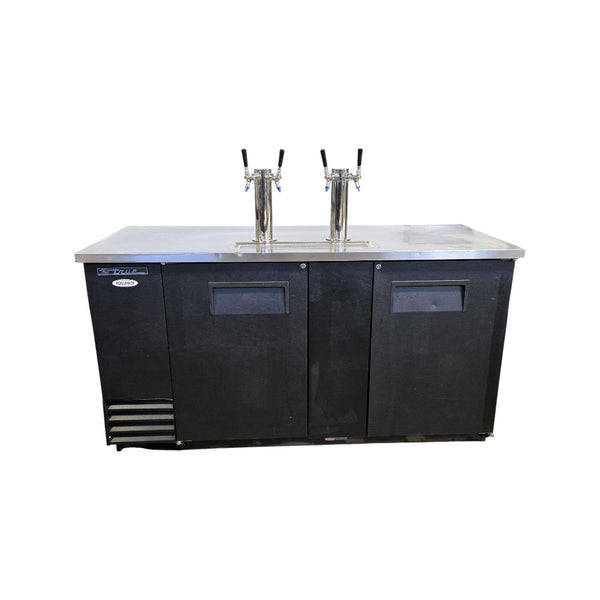 TRUE TDD-3 Keg Beer Dispensing Cooler - 2 Door - 69 Inch