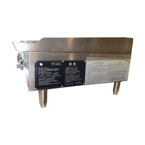 Brika BMG-24 Manual Griddle - Natural Gas