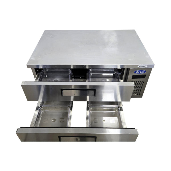 Atosa MGF8450GR Refrigerated Chef Base - 2 Solid Drawers - 48 Inch