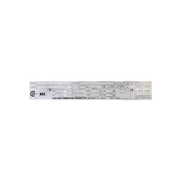 Garland ED-36G Countertop Electric Griddle - 36 Inch