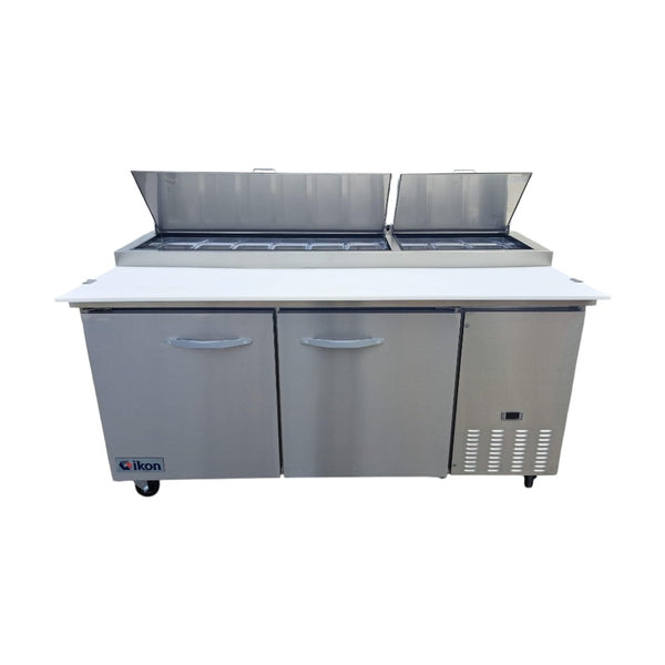 Ikon - IPP71 - Refrigerated Megatop Prep Table - 2 Solid Doors - 71 Inch