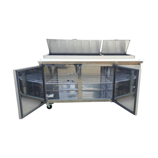 Ikon - IPP71 - Refrigerated Megatop Prep Table - 2 Solid Doors - 71 Inch