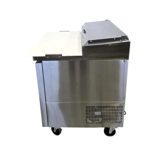 Atosa MPF8201GR Refrigerated Pizza Prep Table - 1 Solid Door - 44 Inch