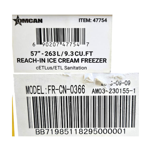 Omcan 47754 Ice Cream Merchandiser