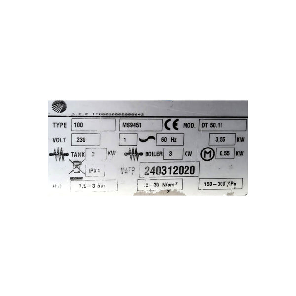 Mach DT50.11 Undercounter Dishwasher - Cosmetic Damage