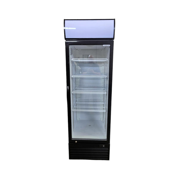 Coolasonic SS-P430WA Upright Merchandiser Cooler - 1 Glass Door - 24 inch
