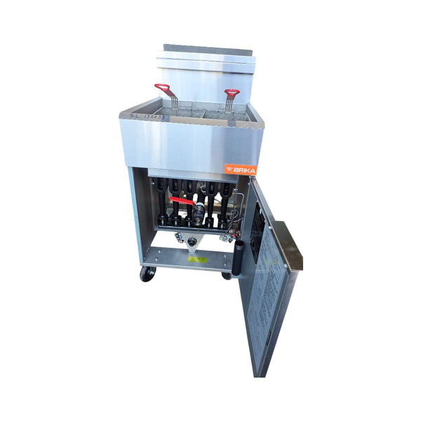 Brika BFR-70-NG Fryer - 70 lb - Natural Gas