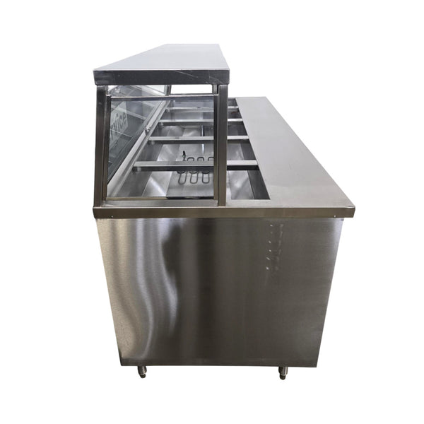 Emerald STM72PSE Electric Single Tank Steam Table - 5-Pan - 72 Inch