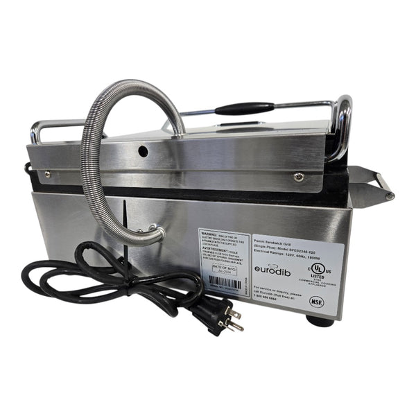 Eurodib Canada SFE02345 Panini Grill