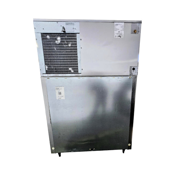 Hoshizaki IM-500SAB Square Cuber Icemaker 489lbs per 24hrs with B-700SF Stainless Steel Ice Storage Bin - Up to 550lbs