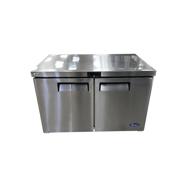 Atosa MGF8406GR Undercounter Freezer - 2 Solid Door - 48 Inch