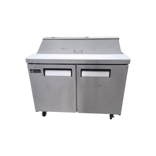 EFI CSDR2-48VCX Refrigerated Prep Table - 2 Solid Door - 48 Inch