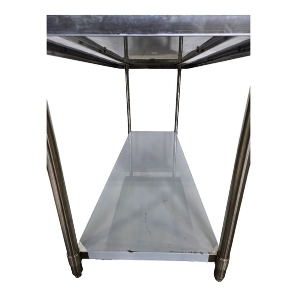 Rosko DOYWT3072SS Stainless Steel Double Work Table