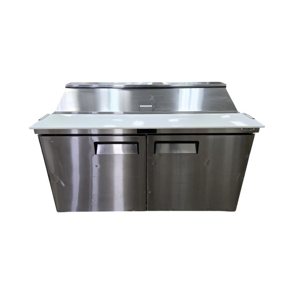 Atosa MSF8303GR Refrigerated Prep Table - 2 Solid Door - 60 Inch