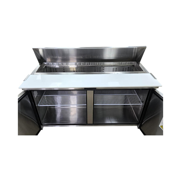 Atosa MSF8303GR Refrigerated Prep Table - 2 Solid Door - 60 Inch