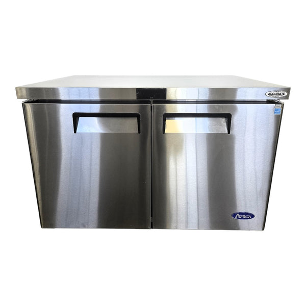 Atosa MGF8402GR Undercounter Refrigerator - Dent on Left Side